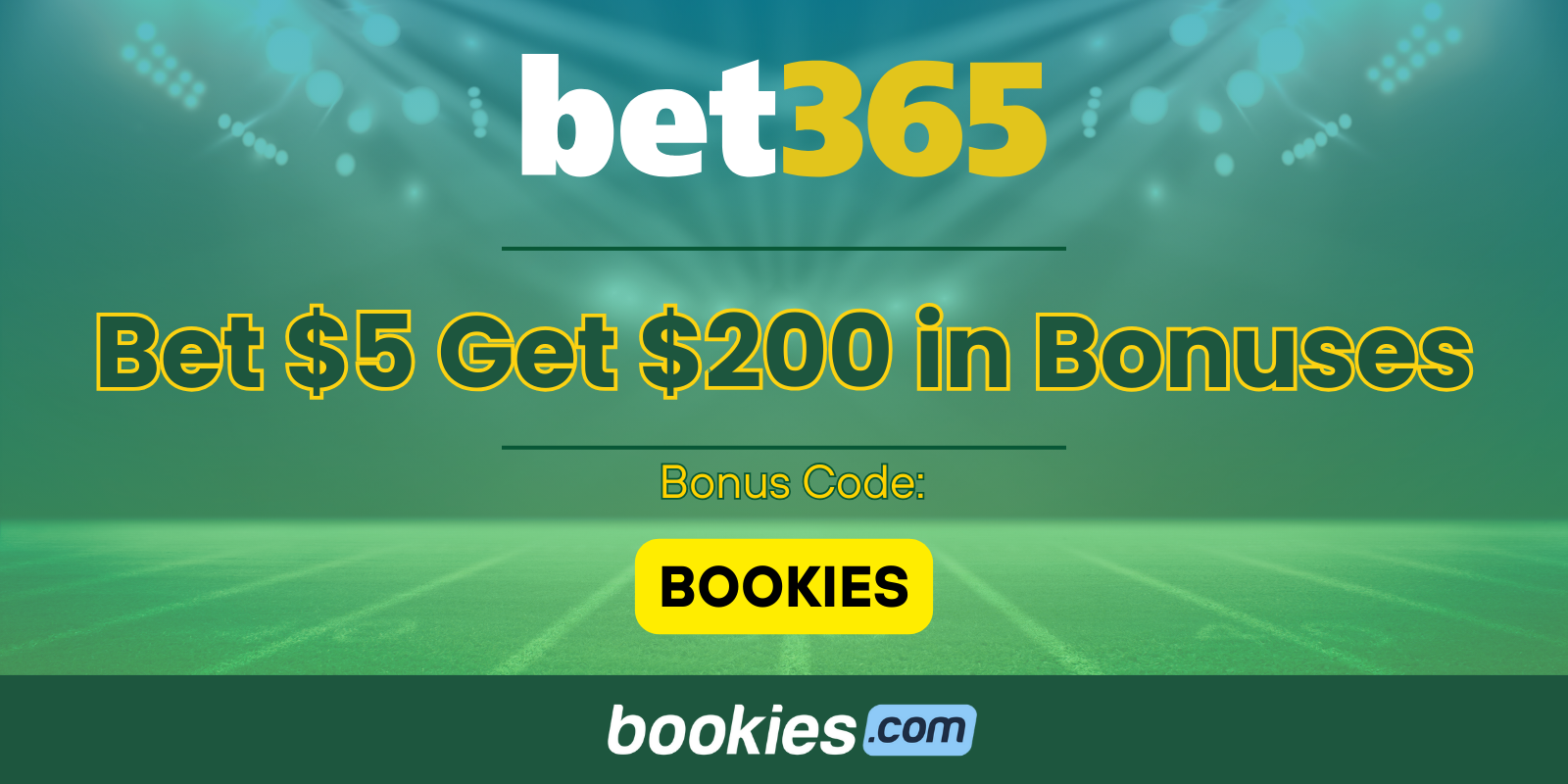 Claim the bet365 Bonus Code BOOKIES for $200 in Bonus Bets Guaranteed for the Big Game (Feb. 5)