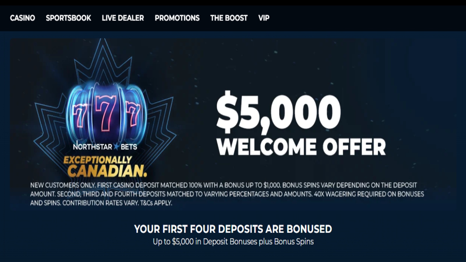 Northstar Bets Casino Welcome Bonus Canada {{