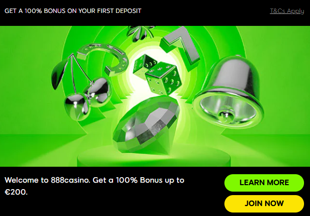888 Casino Online Welcome Bonus Ireland {{