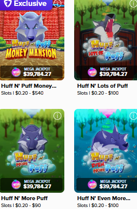 Huff N' More Puff games