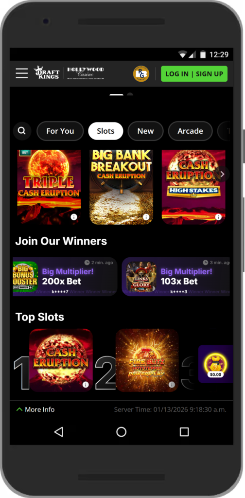 Draft Casino Mobile Screenshot